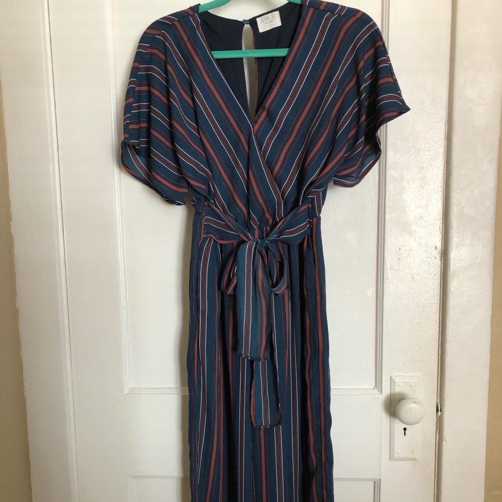 Striped jumpsuit